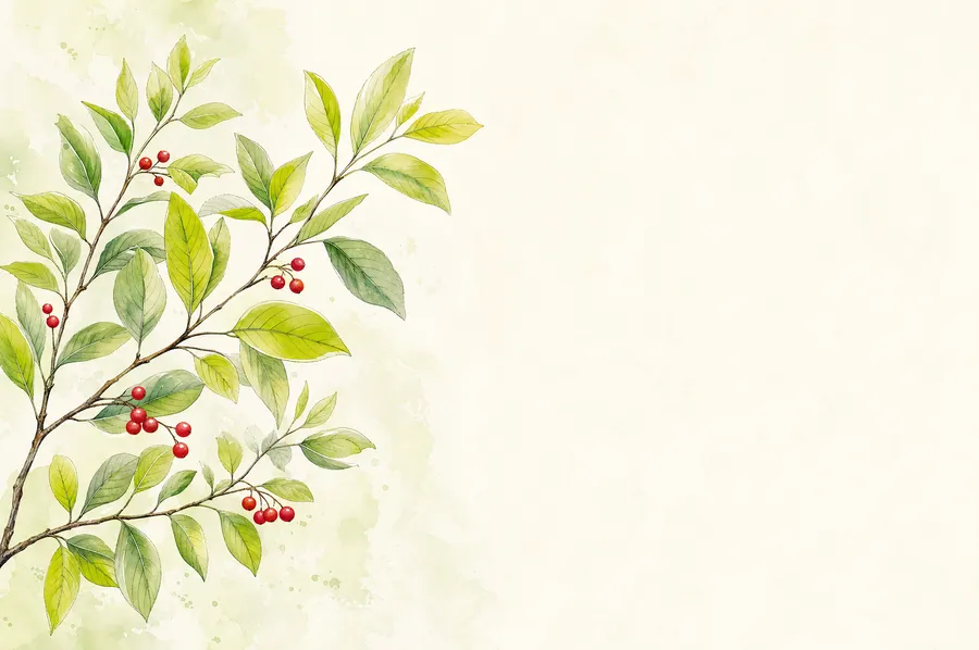 Zweig mit Beeren